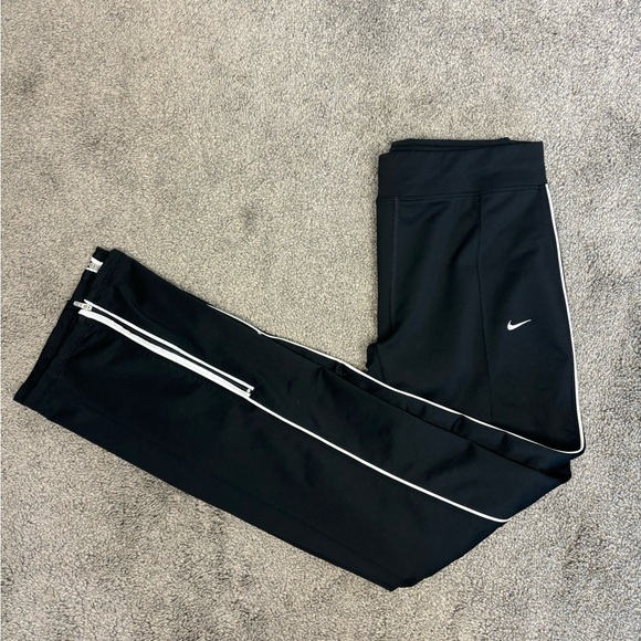 Y2k silver tag black womens nike yoga/track pants - Picture 1 of 7